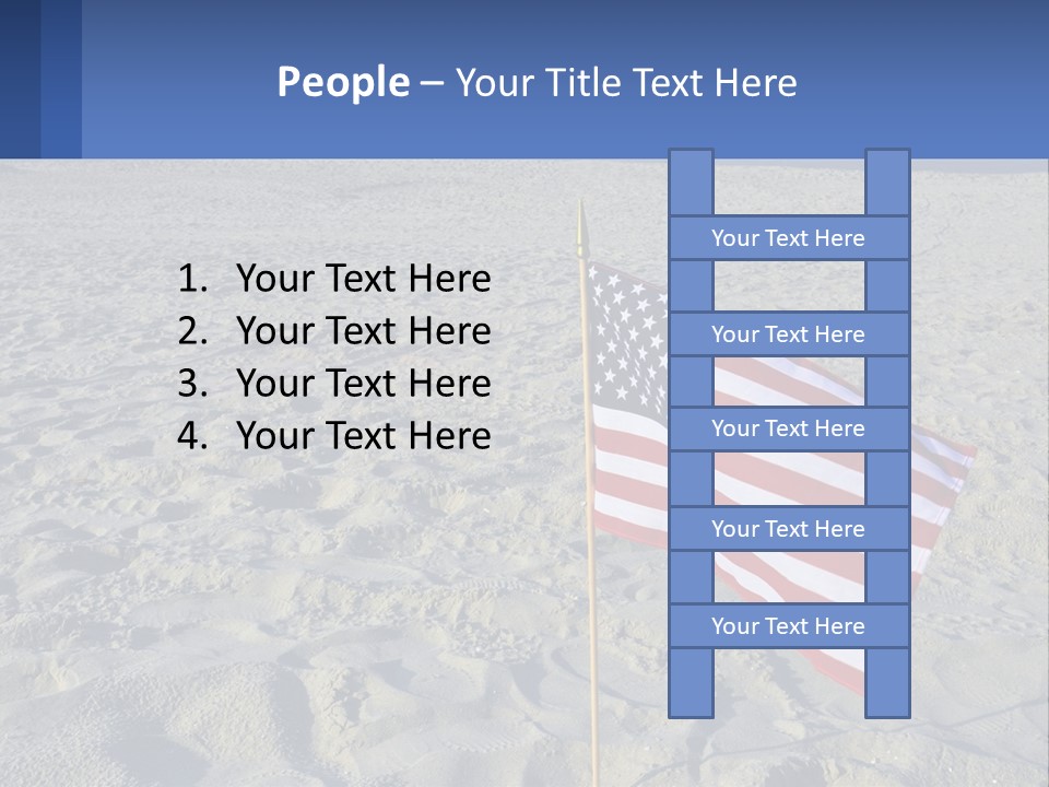 Star American Background PowerPoint Template