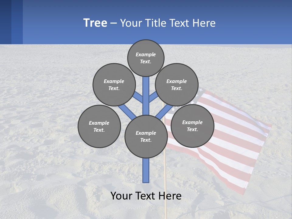 Star American Background PowerPoint Template