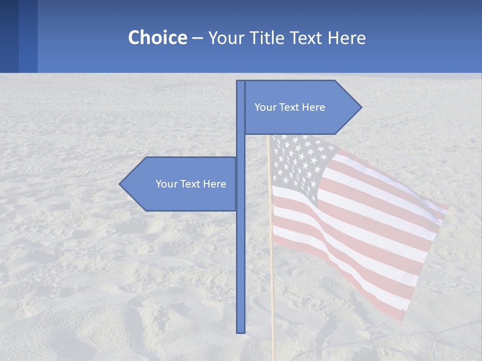 Star American Background PowerPoint Template