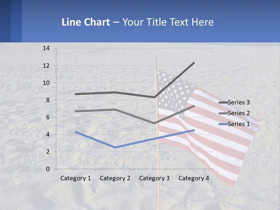 Star American Background PowerPoint Template