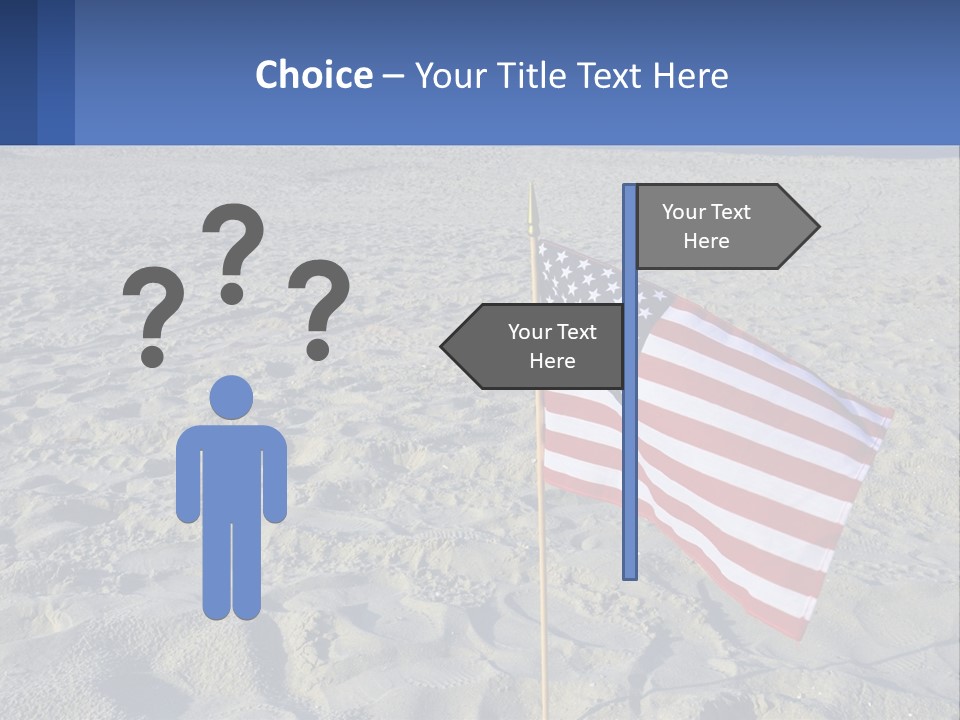 Star American Background PowerPoint Template