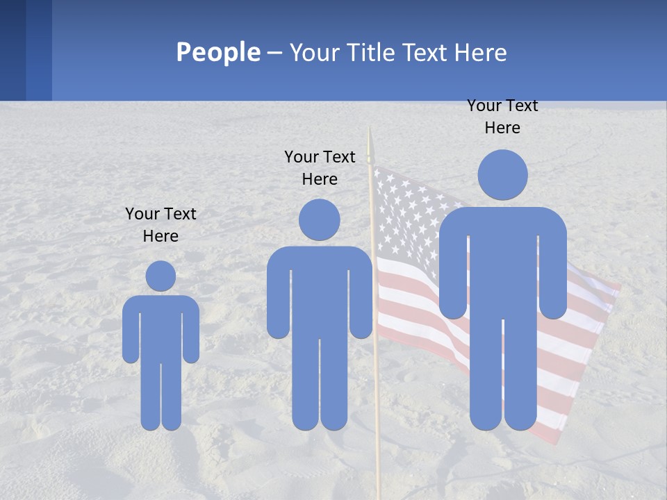 Star American Background PowerPoint Template