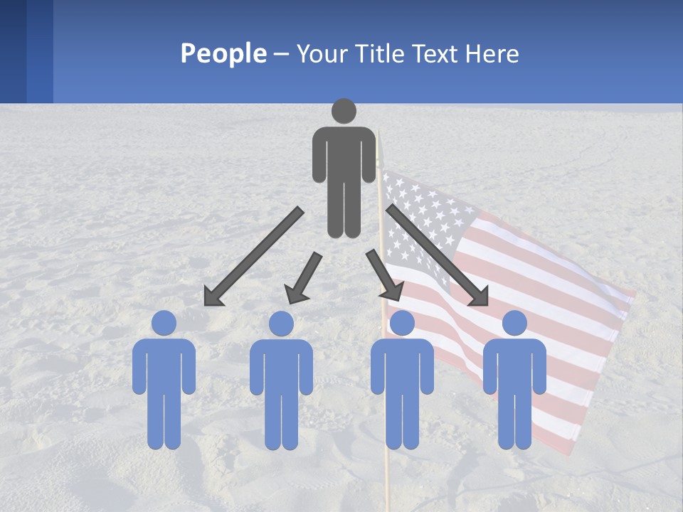 Star American Background PowerPoint Template