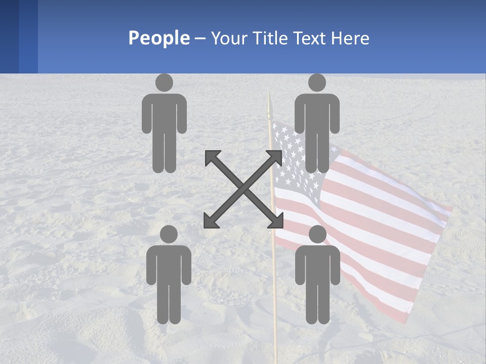 Star American Background PowerPoint Template