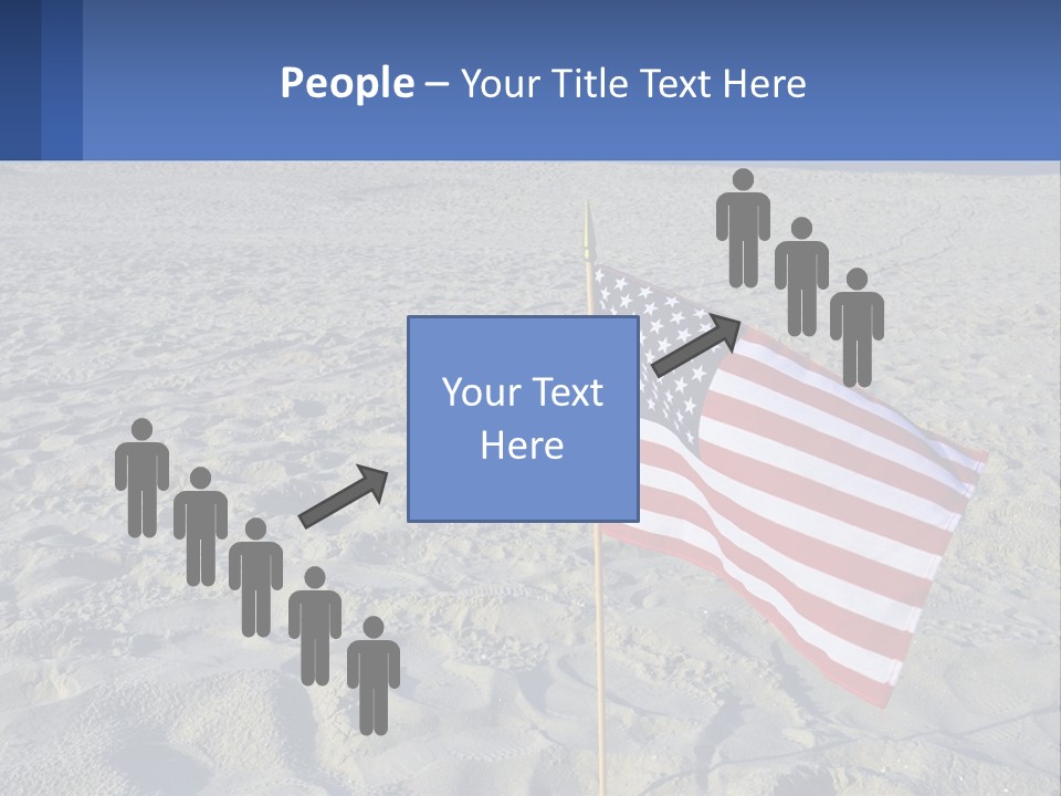 Star American Background PowerPoint Template