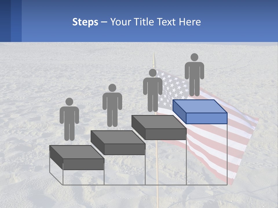 Star American Background PowerPoint Template