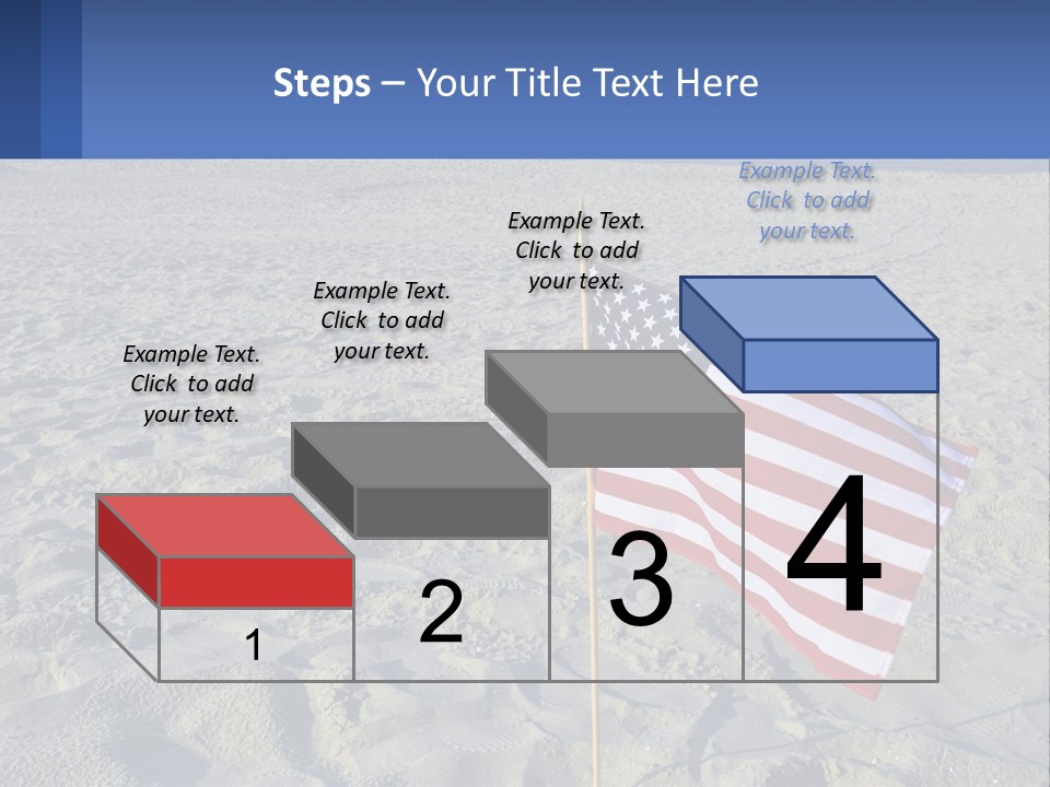 Star American Background PowerPoint Template