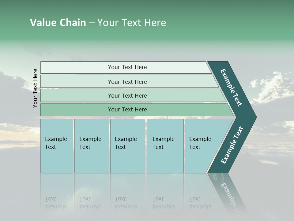 Concept Sky Airplane PowerPoint Template