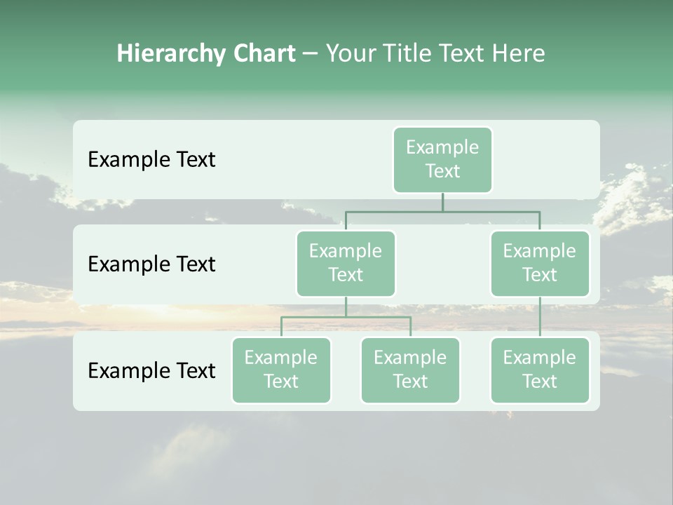 Concept Sky Airplane PowerPoint Template