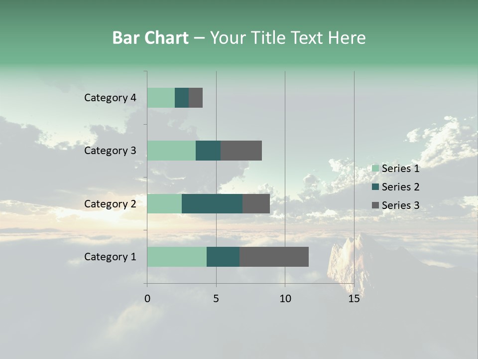 Concept Sky Airplane PowerPoint Template
