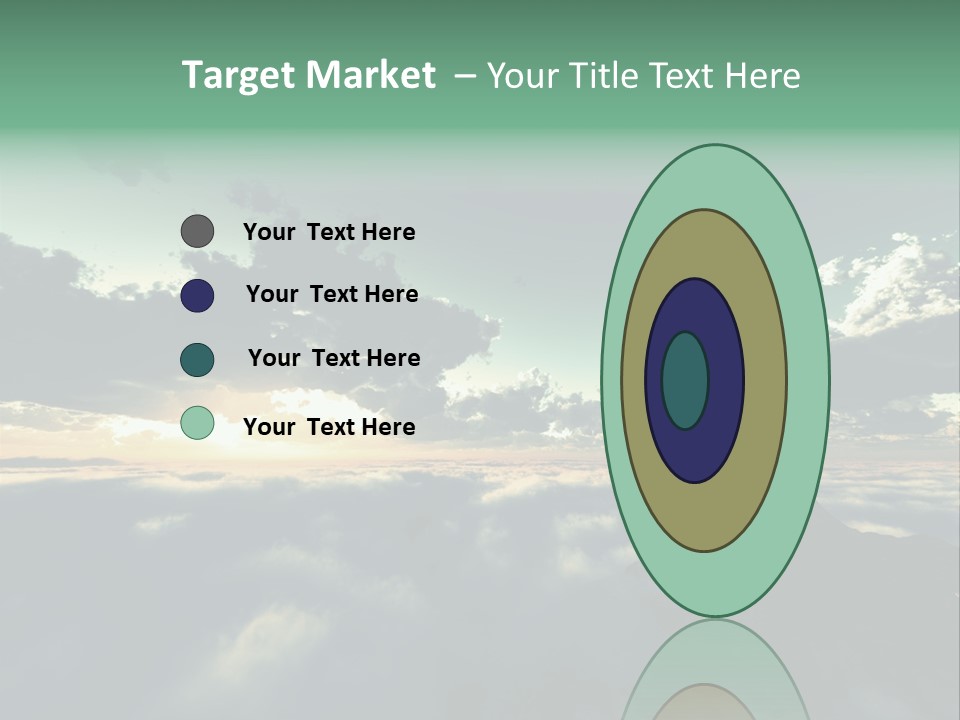 Concept Sky Airplane PowerPoint Template