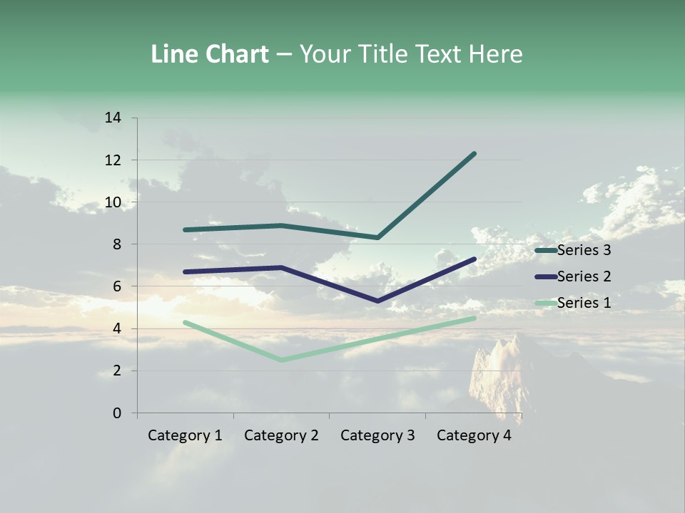 Concept Sky Airplane PowerPoint Template