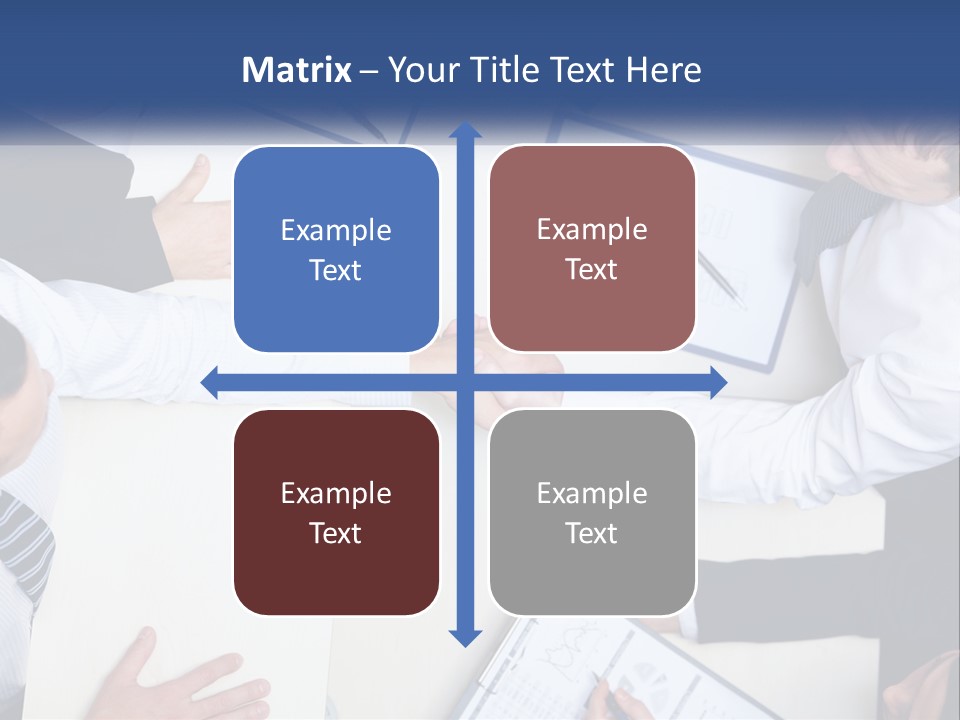 Corporate Negotiations Confident PowerPoint Template