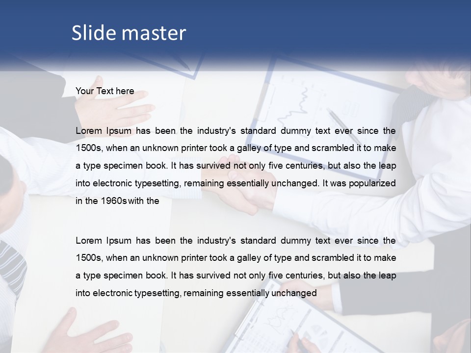 Corporate Negotiations Confident PowerPoint Template