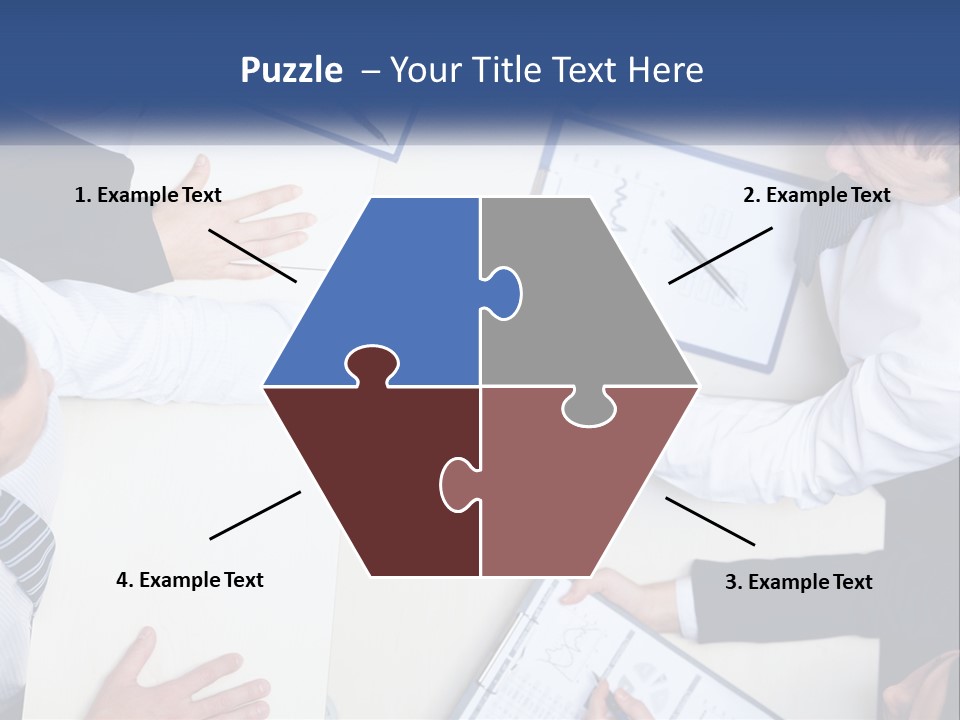 Corporate Negotiations Confident PowerPoint Template