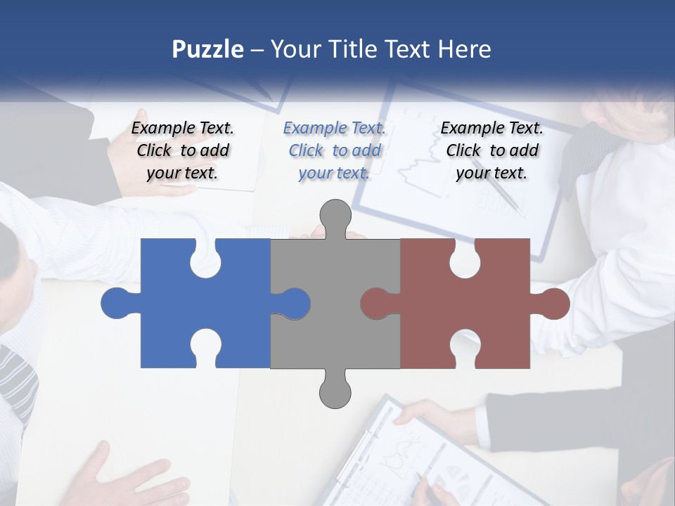 Corporate Negotiations Confident PowerPoint Template