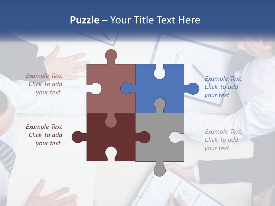 Corporate Negotiations Confident PowerPoint Template