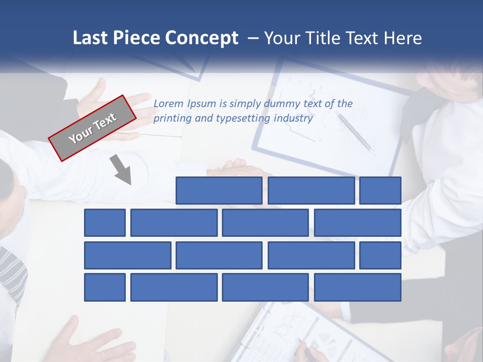 Corporate Negotiations Confident PowerPoint Template