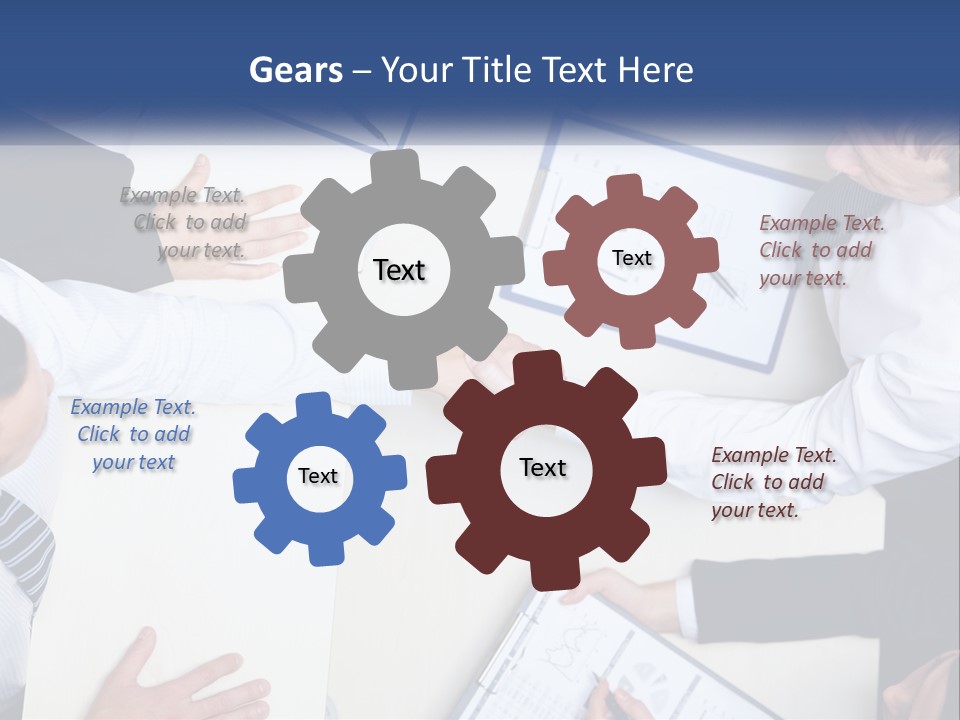 Corporate Negotiations Confident PowerPoint Template