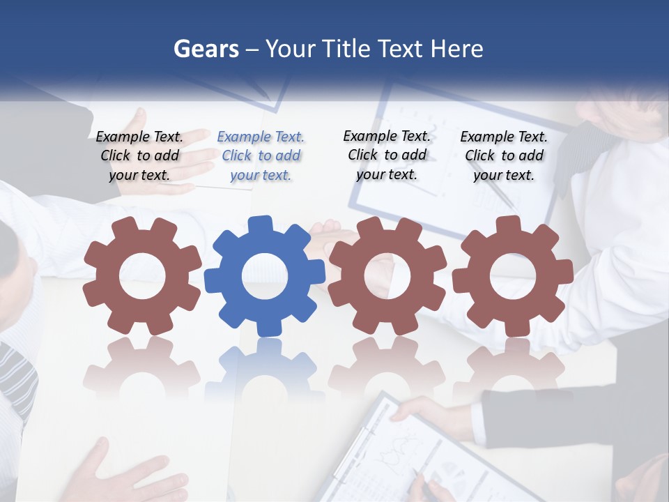 Corporate Negotiations Confident PowerPoint Template