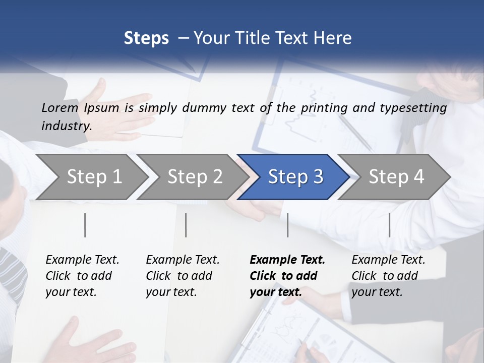 Corporate Negotiations Confident PowerPoint Template