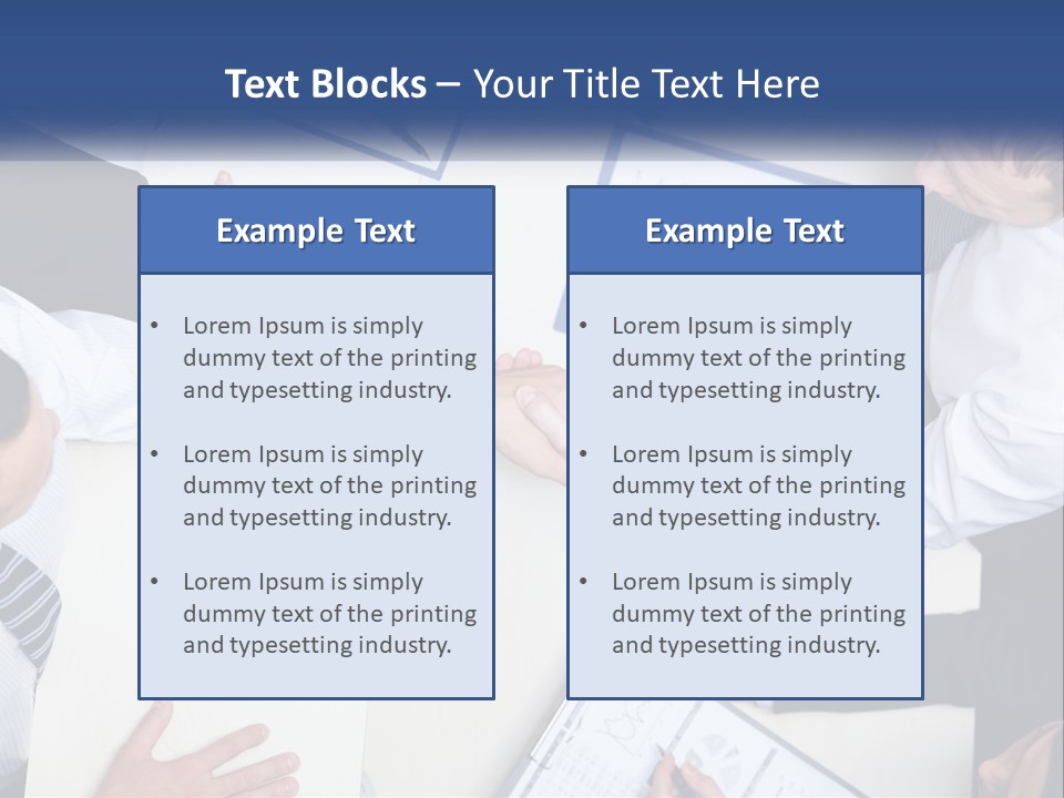 Corporate Negotiations Confident PowerPoint Template