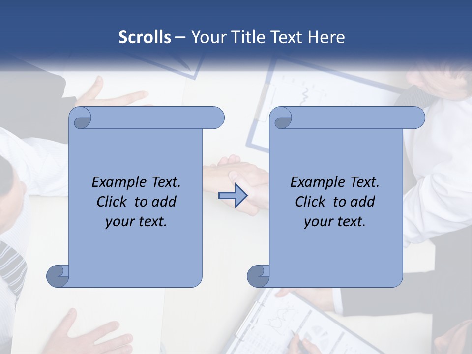 Corporate Negotiations Confident PowerPoint Template