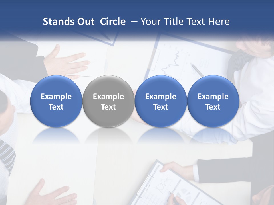 Corporate Negotiations Confident PowerPoint Template