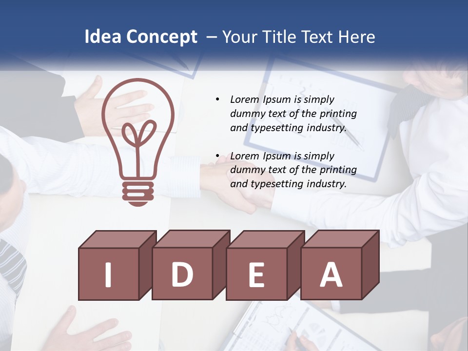 Corporate Negotiations Confident PowerPoint Template