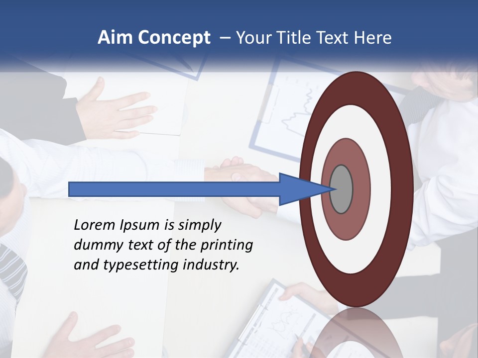 Corporate Negotiations Confident PowerPoint Template