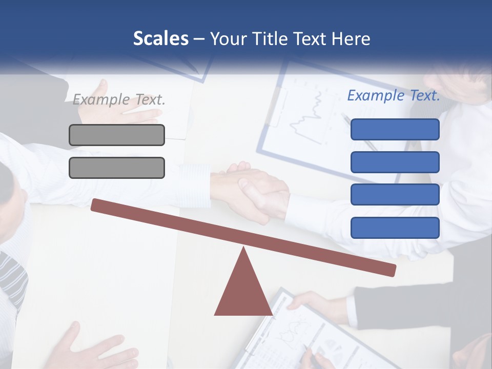 Corporate Negotiations Confident PowerPoint Template