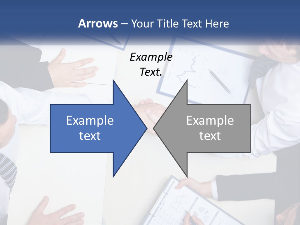 Corporate Negotiations Confident PowerPoint Template