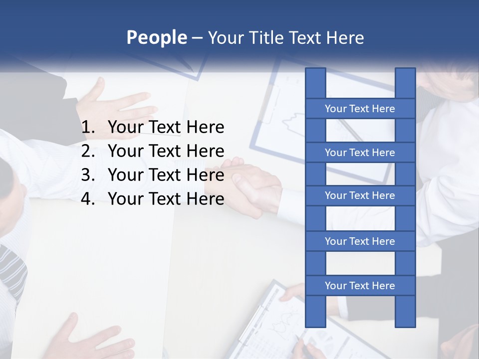 Corporate Negotiations Confident PowerPoint Template