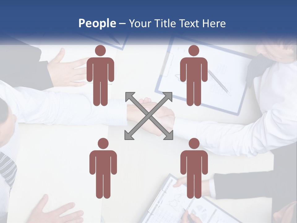 Corporate Negotiations Confident PowerPoint Template