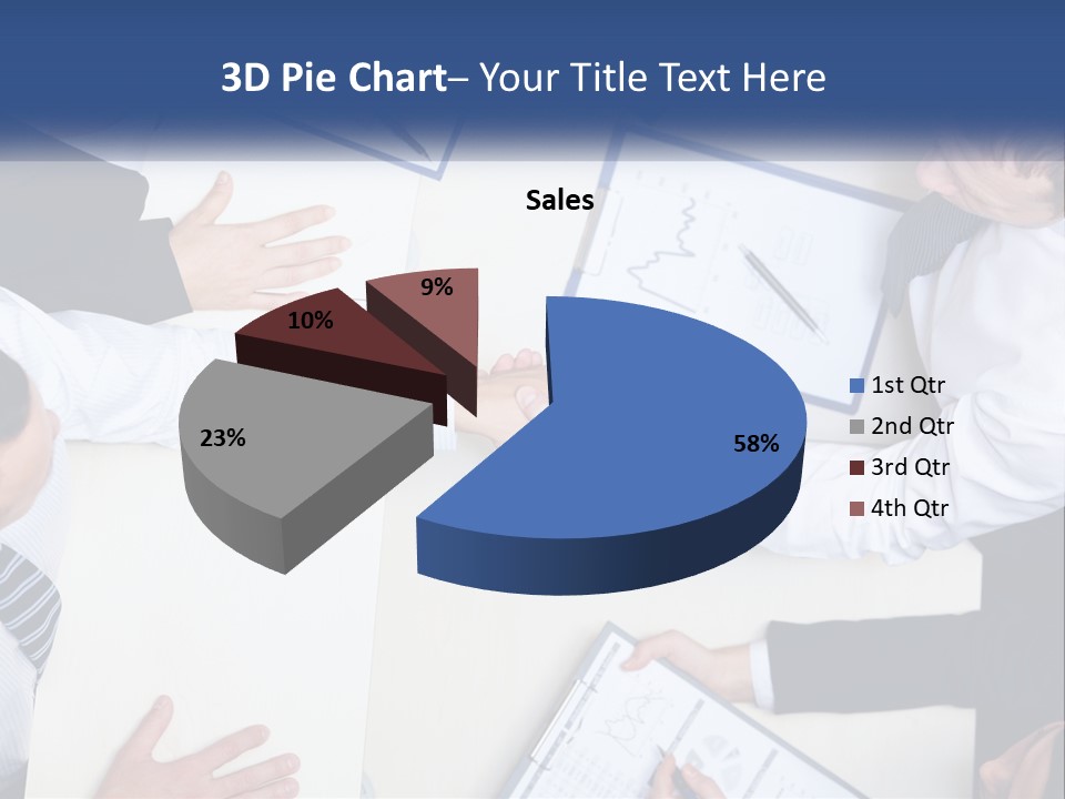 Corporate Negotiations Confident PowerPoint Template