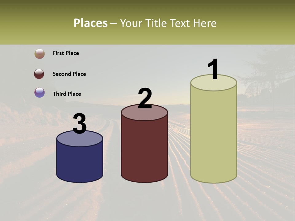 Crosscountry Fresh Trail PowerPoint Template