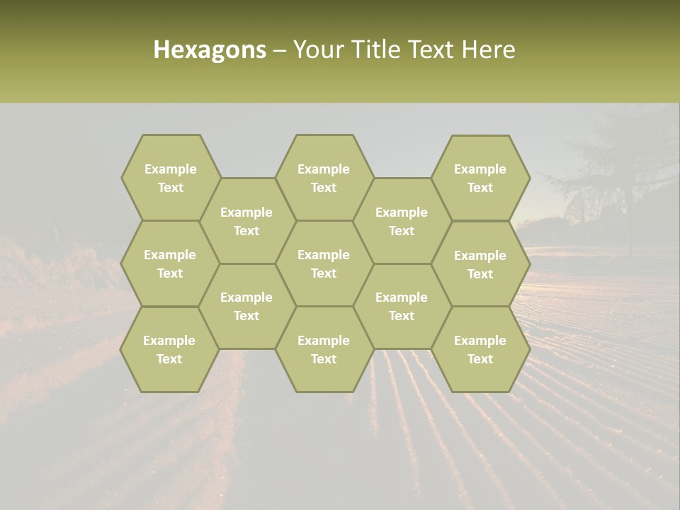 Crosscountry Fresh Trail PowerPoint Template