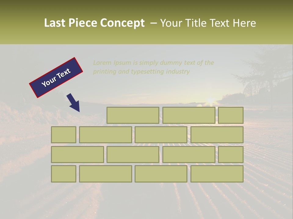 Crosscountry Fresh Trail PowerPoint Template