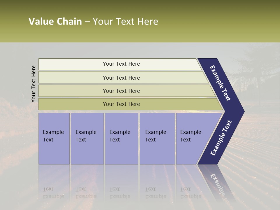 Crosscountry Fresh Trail PowerPoint Template