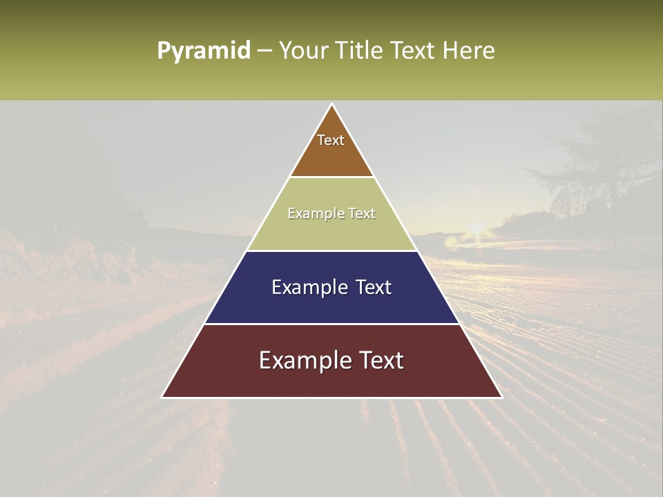 Crosscountry Fresh Trail PowerPoint Template
