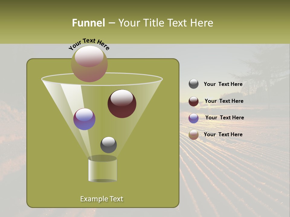 Crosscountry Fresh Trail PowerPoint Template