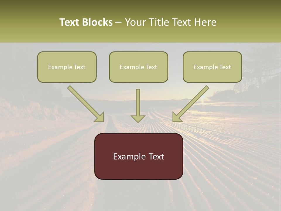 Crosscountry Fresh Trail PowerPoint Template