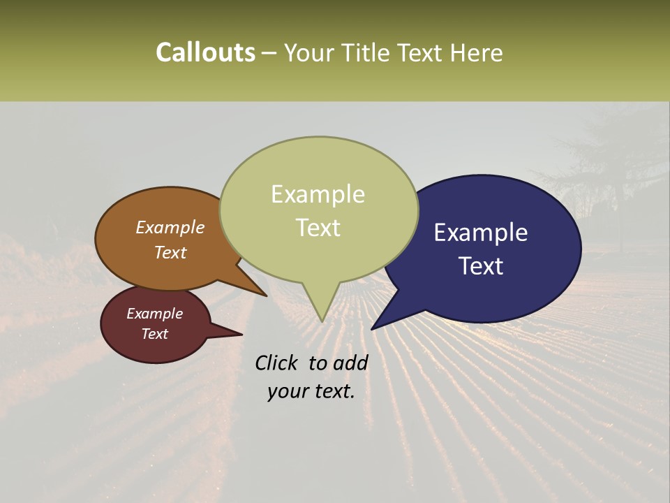 Crosscountry Fresh Trail PowerPoint Template