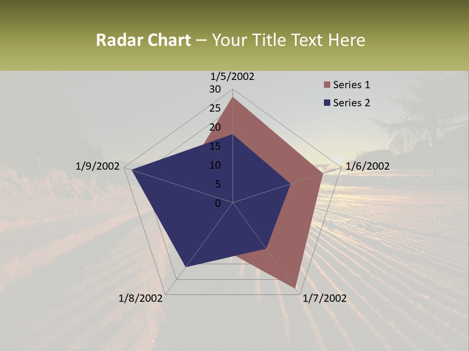 Crosscountry Fresh Trail PowerPoint Template