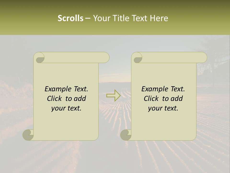Crosscountry Fresh Trail PowerPoint Template