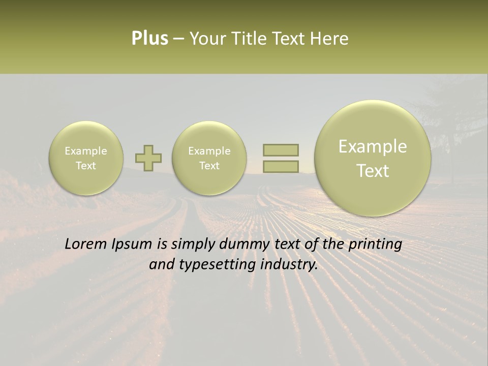 Crosscountry Fresh Trail PowerPoint Template
