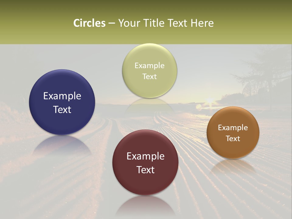 Crosscountry Fresh Trail PowerPoint Template