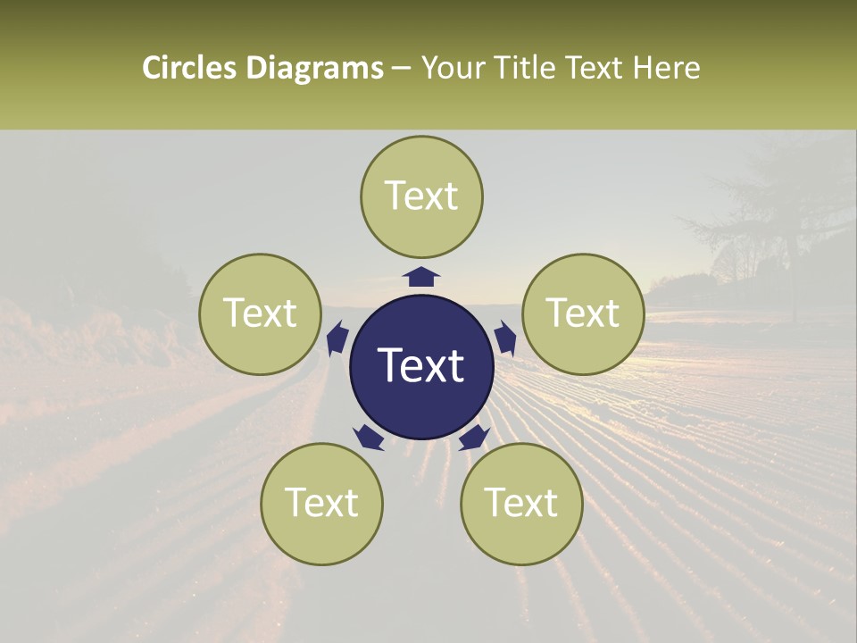 Crosscountry Fresh Trail PowerPoint Template