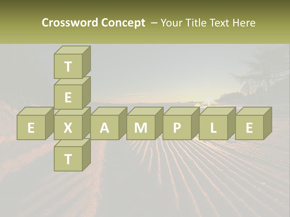 Crosscountry Fresh Trail PowerPoint Template