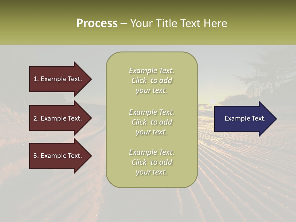 Crosscountry Fresh Trail PowerPoint Template